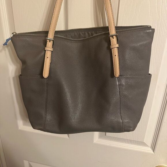 Micheal Kors Tote Mk Pebbled  leather Purse shoulder bag - Picture 1 of 15